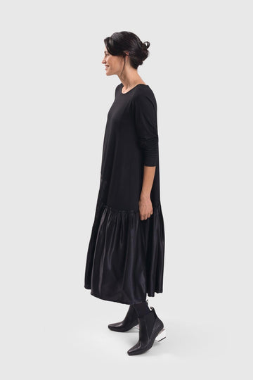 alembika-circles-tiered-dress-kleid-schwarz image 5