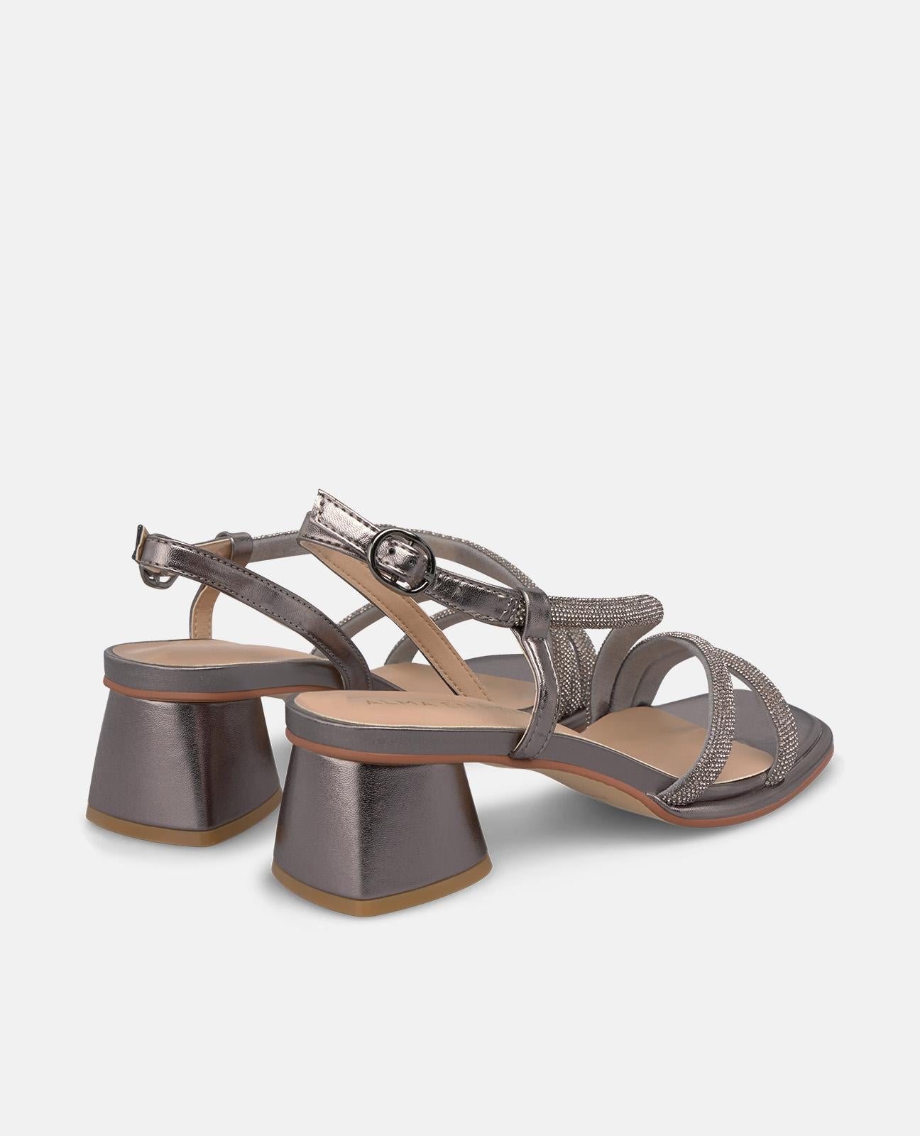 alma-en-pena-mid-heel-sandale-mit-tubular-riemen-silber-4-5-cm image 3