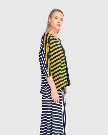 alembika-sun-moon-top-navy-yellow image 5
