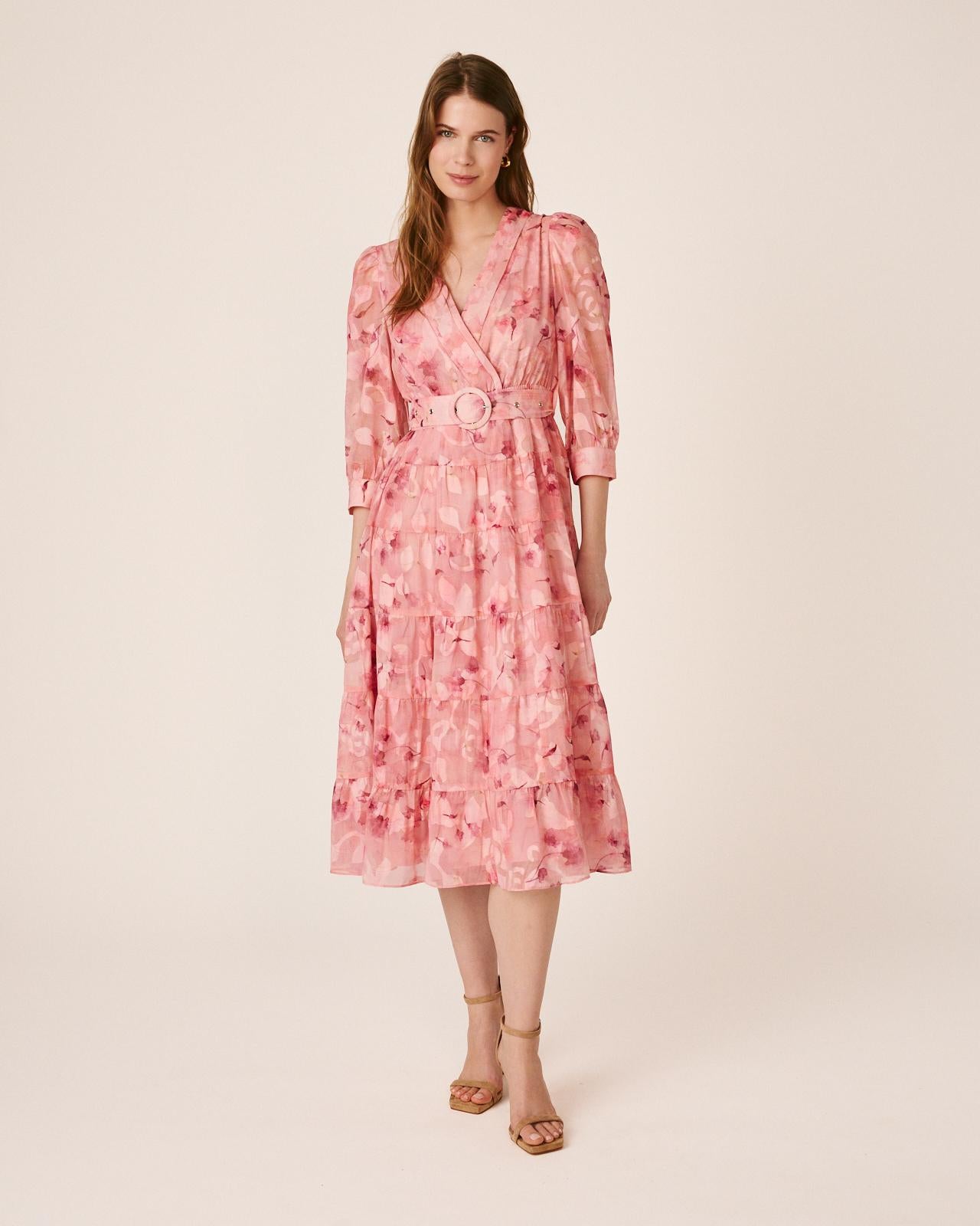 alma-en-pena-long-chiffon-dress-maxikleid-rosa-3-4-puff-rmel image 1