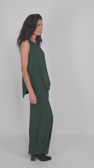alembika-essential-cutaway-tank-top-rmelloses-top-in-gr-n image 3