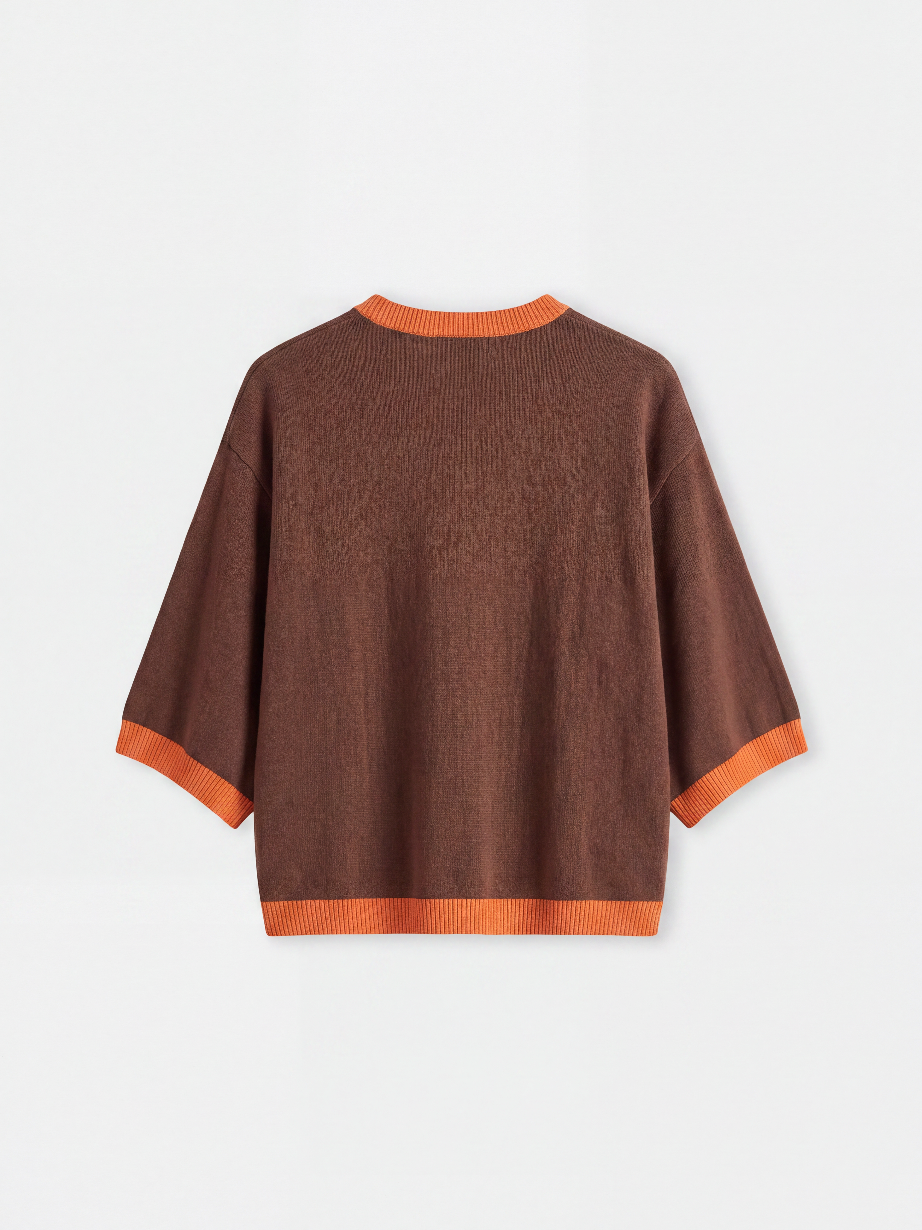 absolut-bettina-pullover-damen-poncho-kaschmir-bicolor-braun image 2