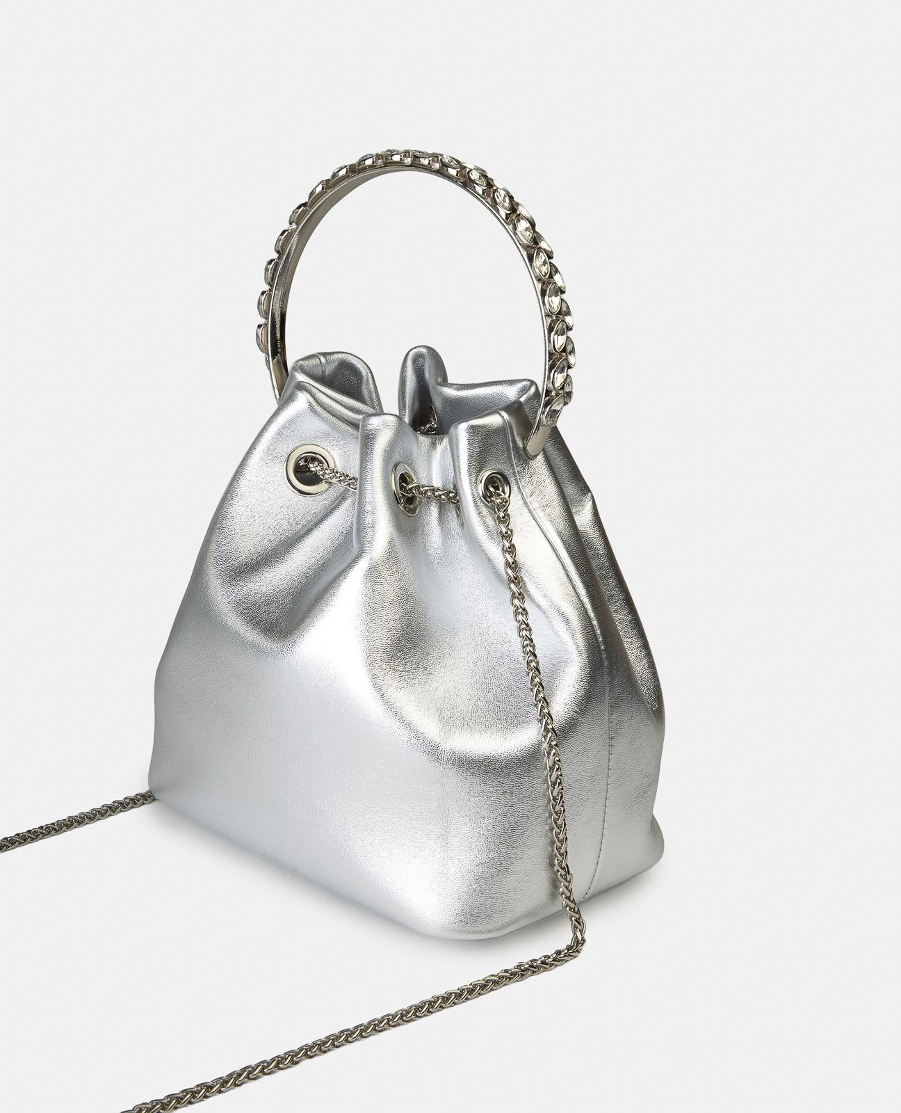 alma-en-pena-bowler-bag-silber-mit-anh-nger image 2