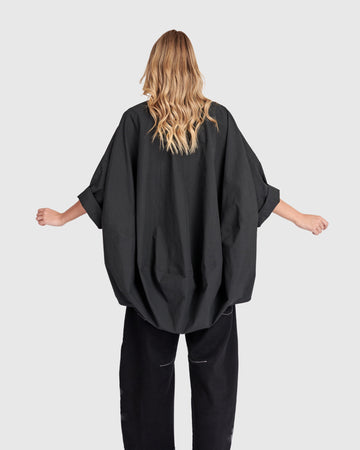 alembika-urban-oversized-circle-shirt-schwarz image 5