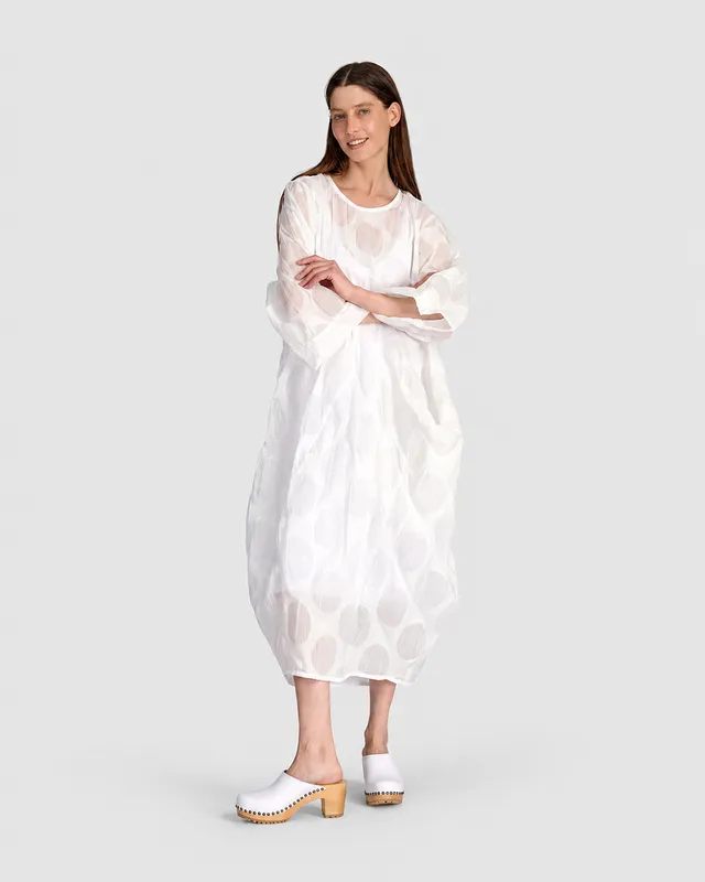 alembika-lucent-oversized-kleid-sheer-white-maxi image 1