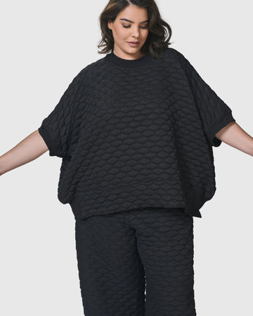 alembika-urban-soft-punk-top-damen-pullover-schwarz image 5