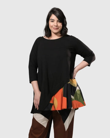 alembika-linda-flounce-tunic-top-tunika-floral image 2