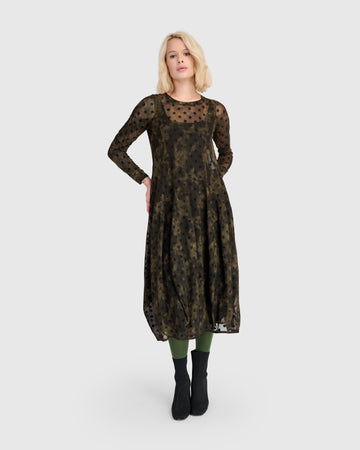 alembika-bramble-mesh-cocoon-dress-antique-midikleid image 2