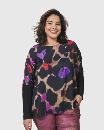 alembika-cosmopolitan-langarmshirt-violet image 2