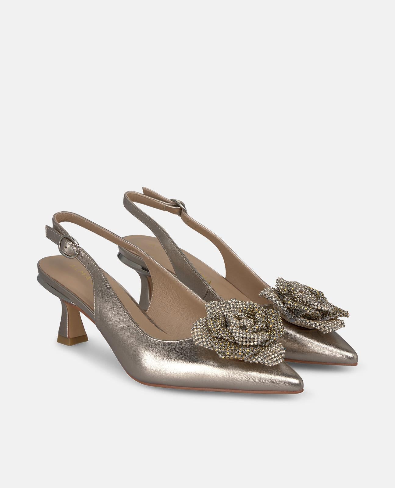 alma-en-pena-alfa-63608-slingpumps-bronze-leder-kittenabsatz-6-2-cm image 2