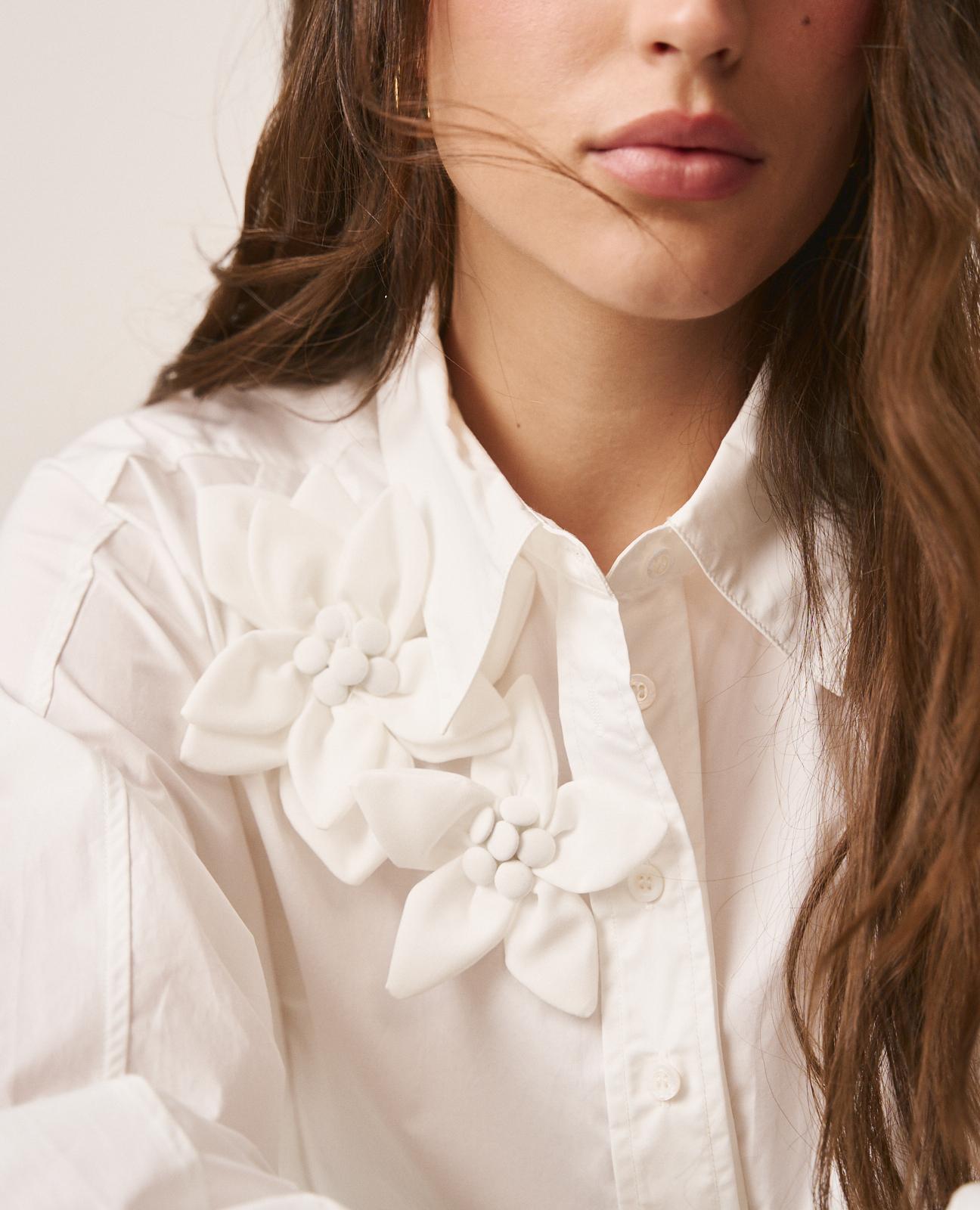 alma-en-pena-striped-shirt-flowers-gestreifte-bluse-wei-mit-blumen-detail image 4