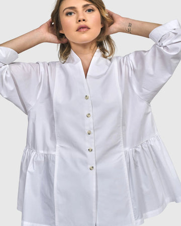 alembika-addison-peplum-bluse-wei-baumwolle image 3