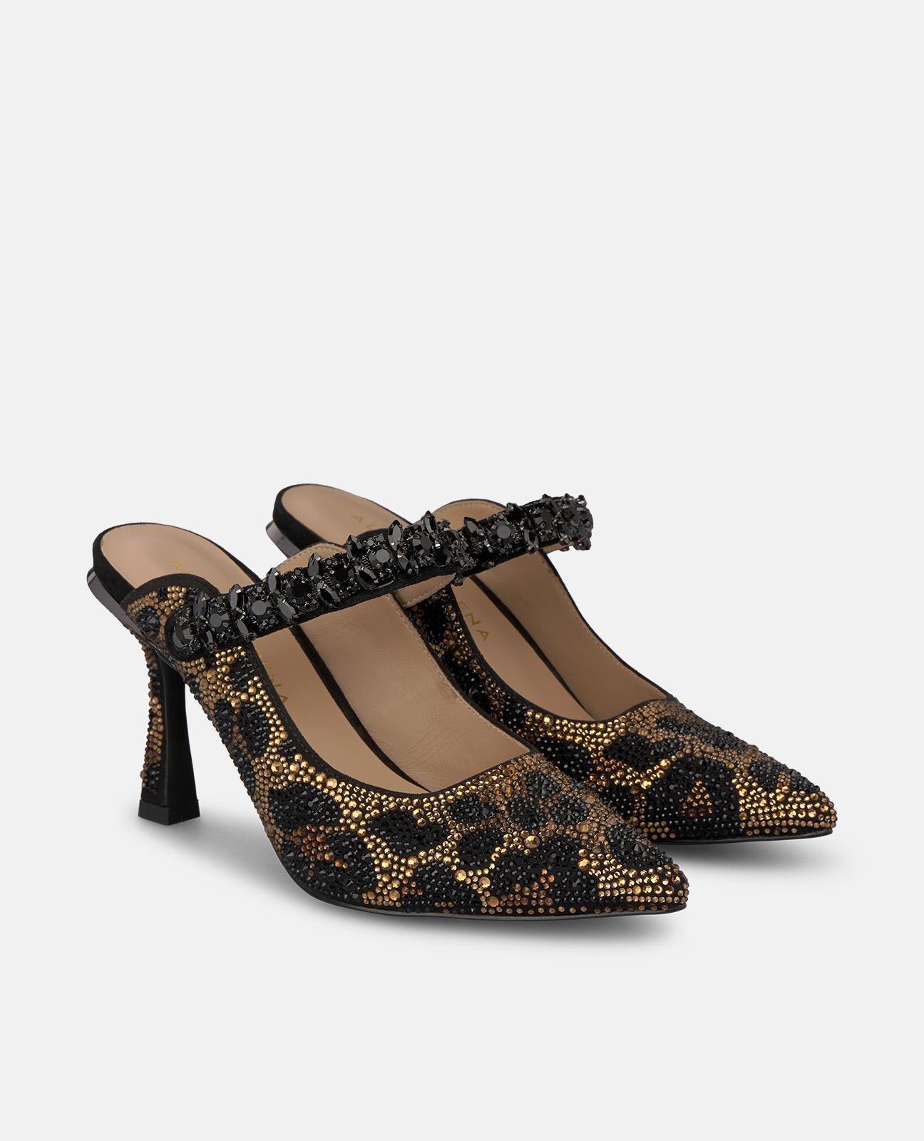 alma-en-pena-animal-print-open-heel-mule-spitze-strass-9-cm-absatz-leopardo image 2