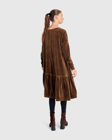 alembika-everyday-velvet-babydoll-kleid-khaki image 4