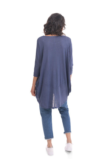 alembika-cocoon-tunic-top-soft-navy-tunika image 7