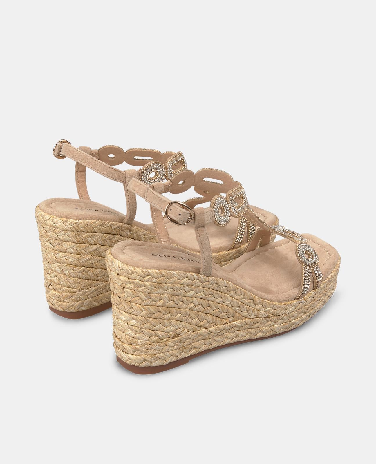 alma-en-pena-keil-sandale-arena-mit-strass-9-8-cm image 3