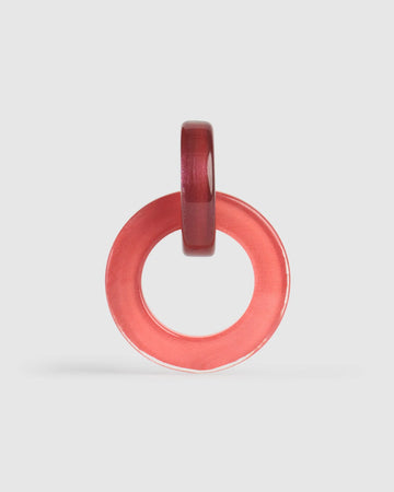 alembika-circle-duet-ohrringe-coral image 4