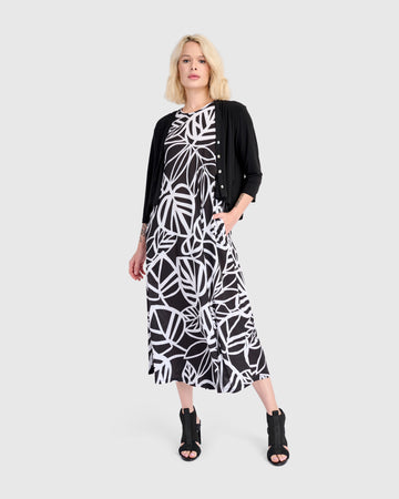 alembika-fronda-a-linie-midi-kleid-mono image 8