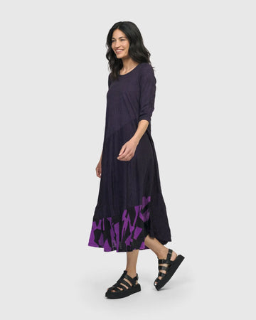 alembika-chrysalis-midi-kleid-violet image 4
