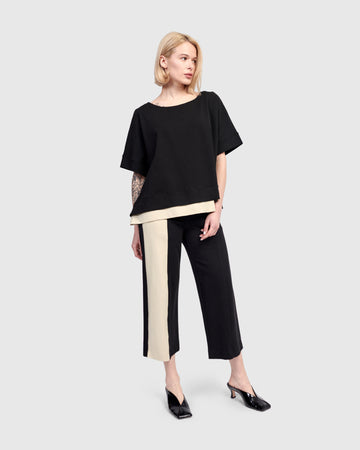 alembika-madeline-tee-schwarz-boxy image 8