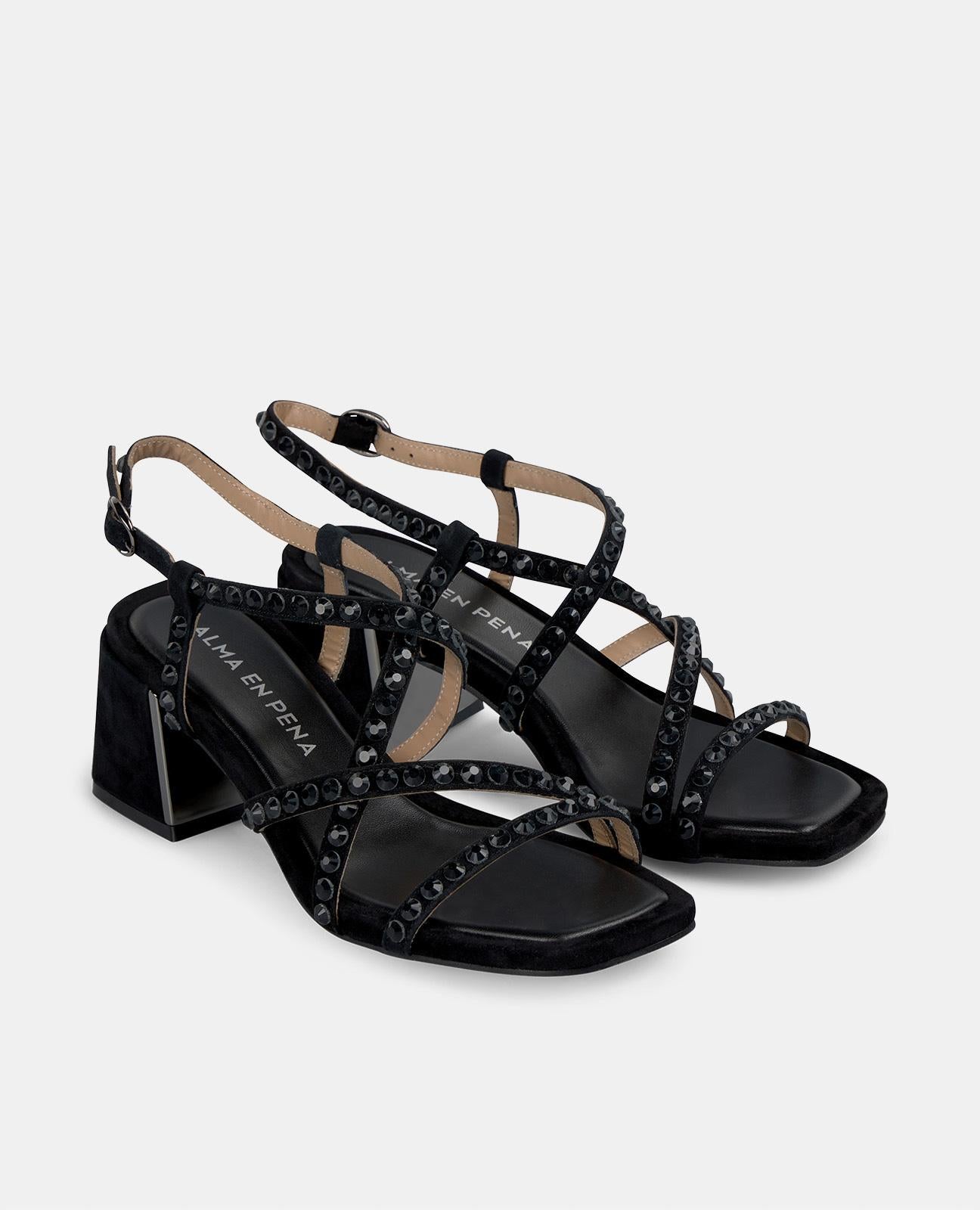 alma-en-pena-strappy-sandal-with-rhinestones-heel-riemchensandale-schwarz-6-cm-s image 2