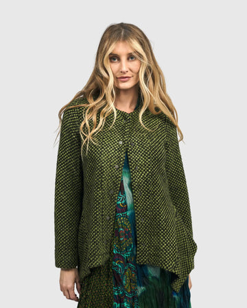 alembika-roxane-jacket-damen-strickjacke-green image 6