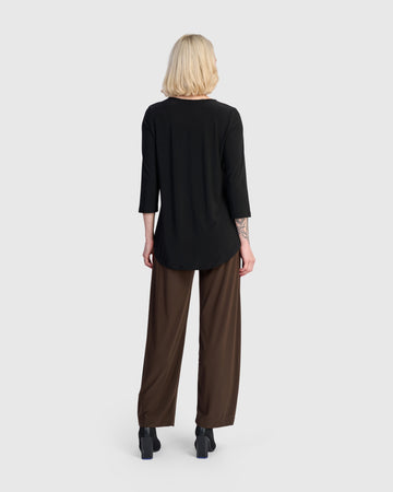 alembika-essential-slinky-crew-top-damen-shirt-schwarz image 5