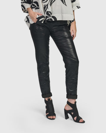 alembika-iconic-stretch-jeans-metallic-black image 5