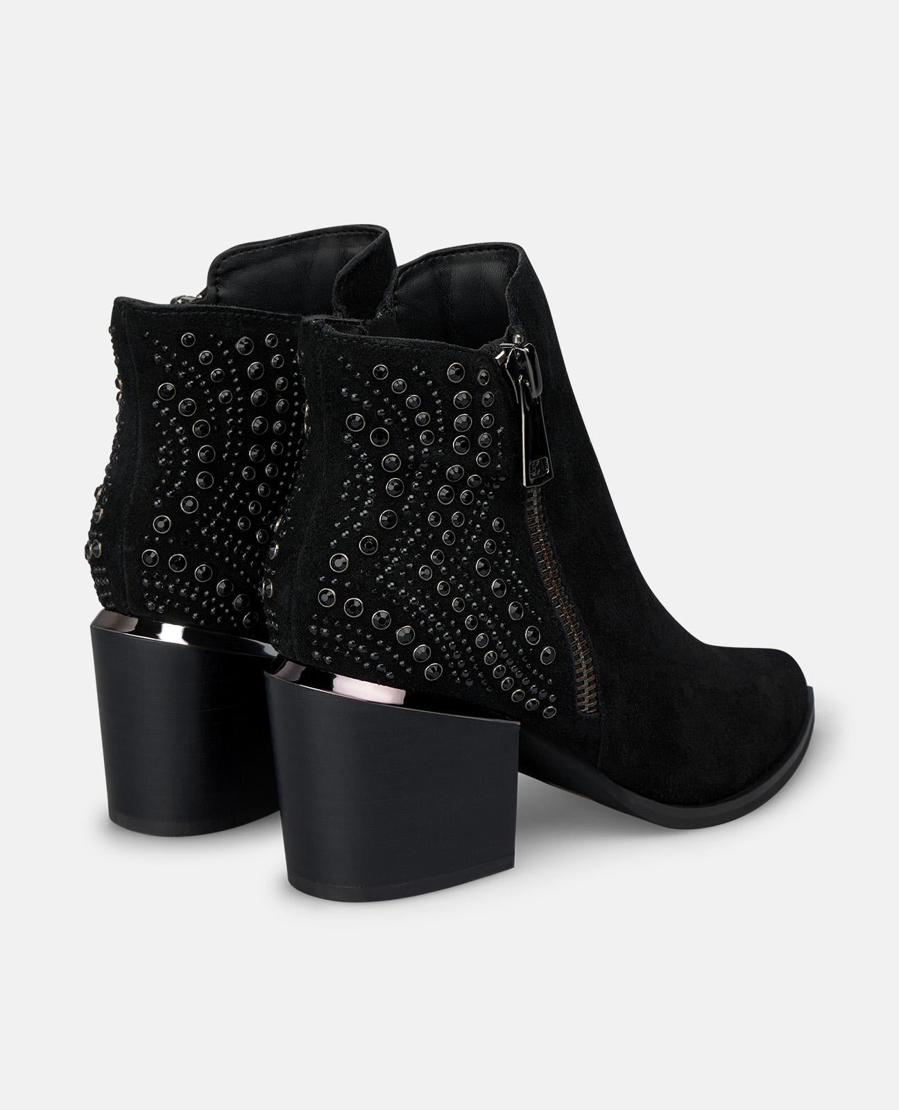 alma-en-pena-stiefeletten-wildleder-schwarz-strass-7-3-cm image 3