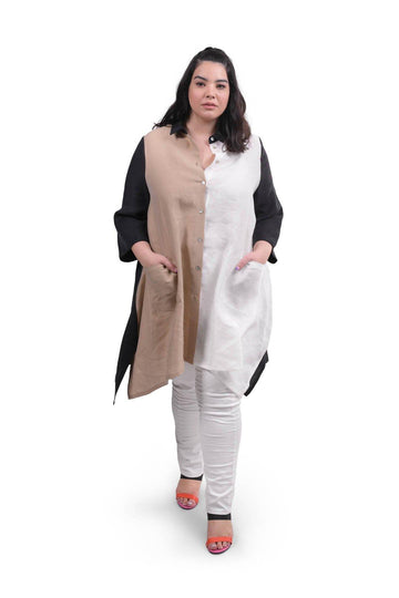 alembika-colorblock-tunika-hemd-leinenhemd image 4