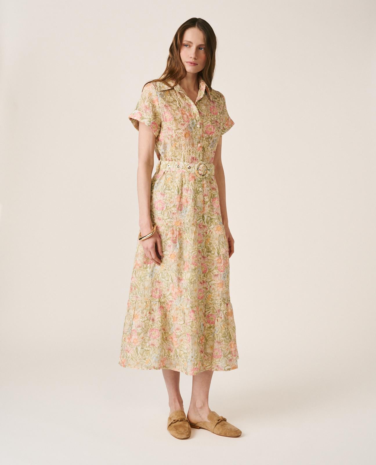alma-en-pena-waisted-dress-midi-kleid-floral-mit-g-rtel image 5