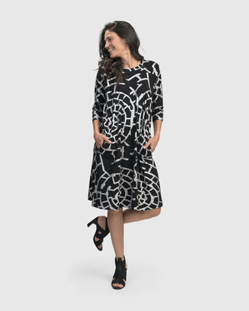 alembika-hypnotic-a-linie-kleid-silber image 2