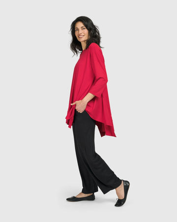 alembika-essential-oversized-trapeze-top-red-rose image 6