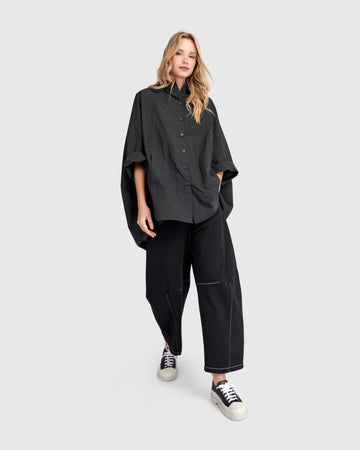 alembika-urban-oversized-circle-shirt-schwarz image 2
