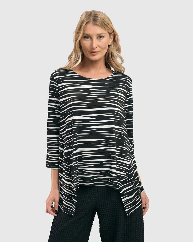 alembika-poe-cutaway-boxy-top-damen-zebra image 1