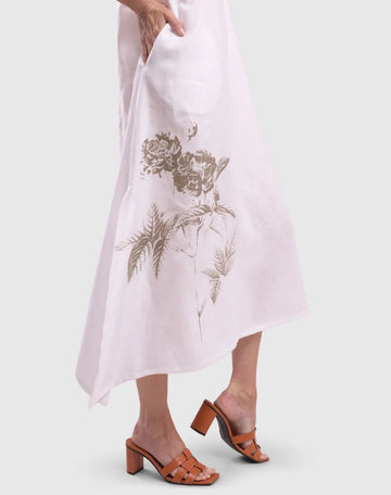 alembika-summer-rose-maxi-kleid-wei-leinen-a-linie image 5