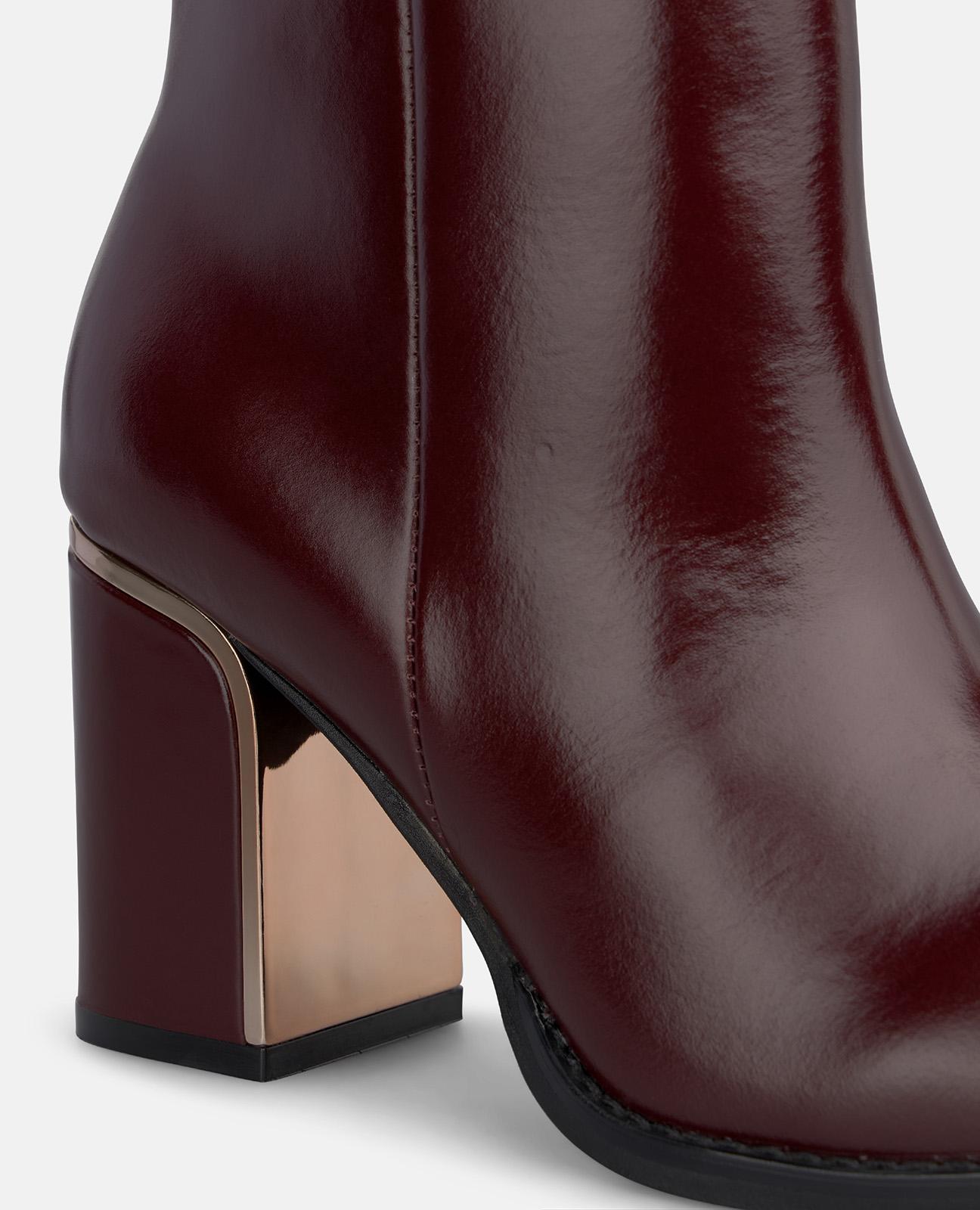 alma-en-pena-napa-stiefeletten-bordeaux-mit-rei-verschluss-8-cm image 4
