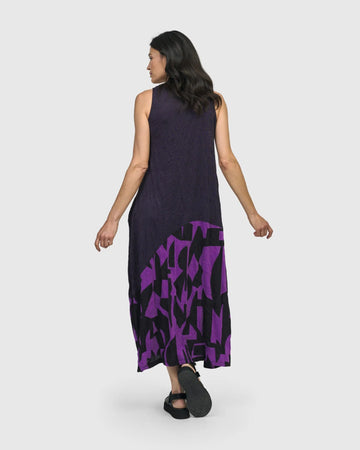 alembika-fusion-midi-kleid-rmellos-violett-damen-kleid image 6
