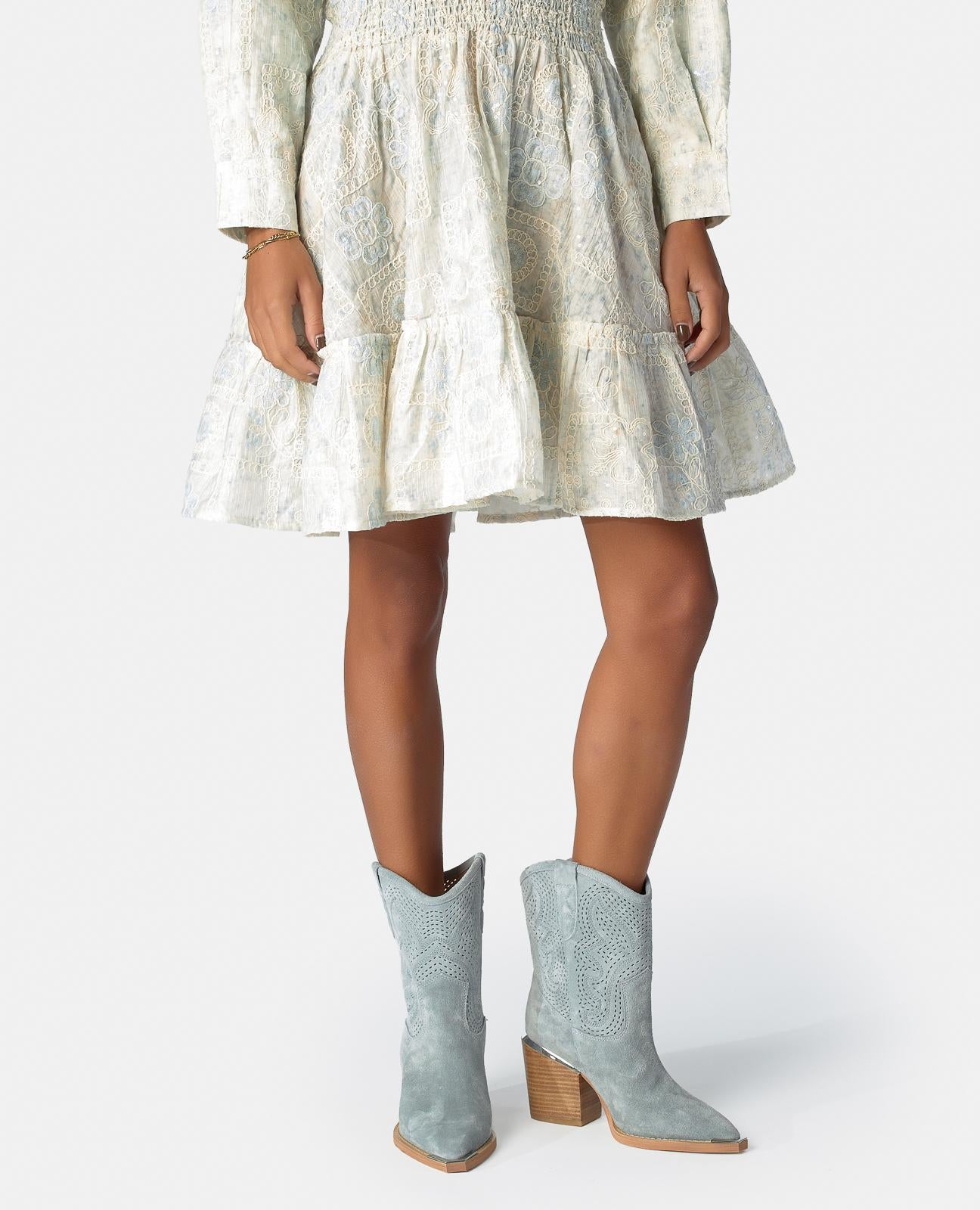 alma-en-pena-cowboy-boots-blau-denim-7-5-cm image 6