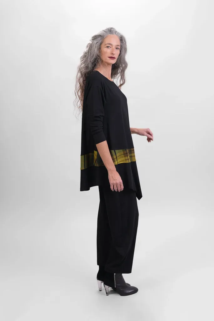 alembika-plaid-asymmetry-top-at322p-plaid image 1