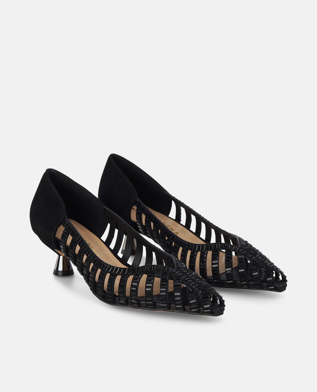 alma-en-pena-mirror-effect-mini-shoe-pumps-schwarz-4-5-cm image 2