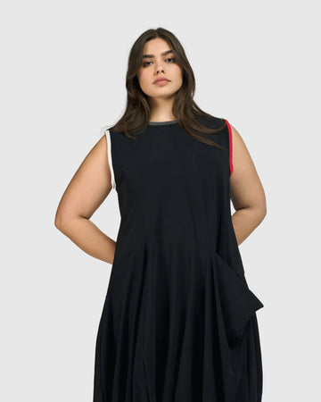 alembika-tekbika-camille-rmelloses-kleid-schwarz image 5