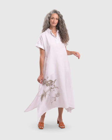 alembika-summer-rose-maxi-kleid-wei-leinen-a-linie image 2