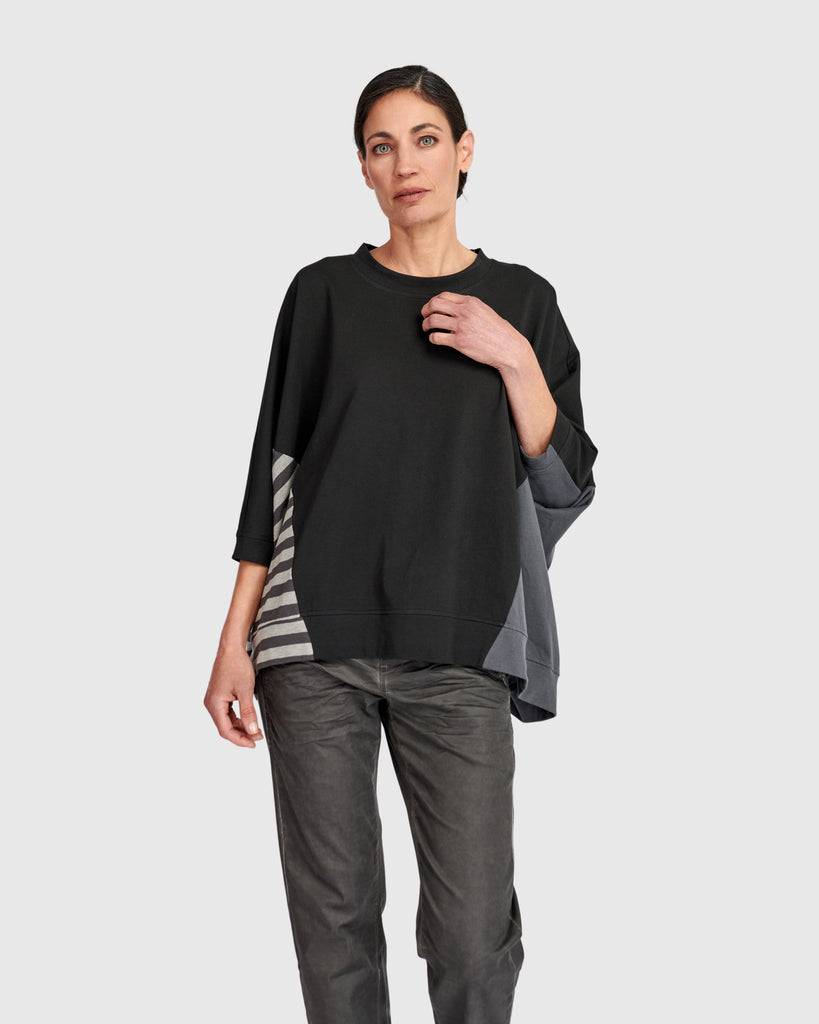 alembika-urban-symbiotic-rounded-tunika-damen-schwarz image 1