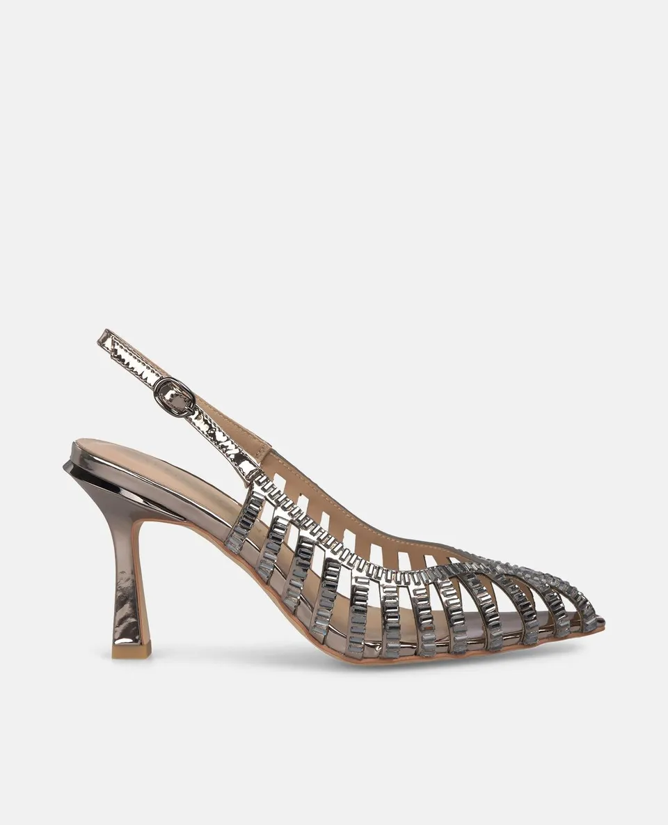 alma-en-pena-metallic-mesh-pumps-silber-8-cm-spitz image 1