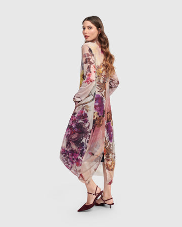 alembika-ella-cocoon-kleid-floral-midi image 5