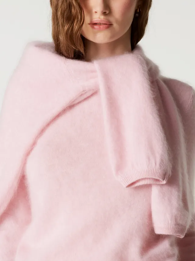 absolut-cali-damen-kaschmir-pullover-rundhals-rosa image 1