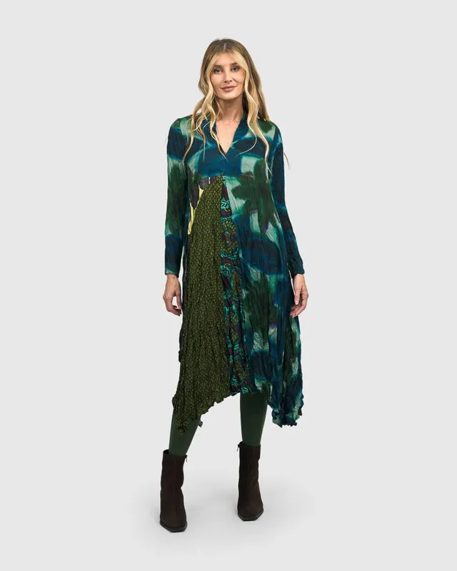 alembika-lavinia-midi-kleid-kornblume image 1
