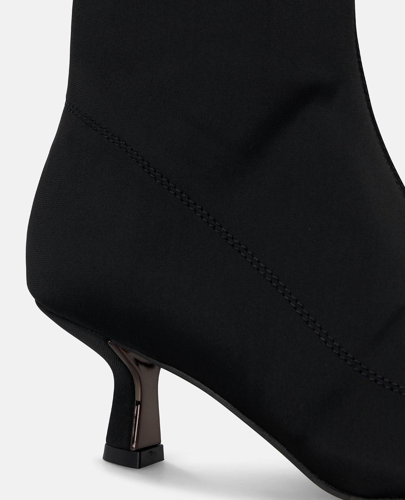 alma-en-pena-lycra-stiefel-mit-rei-verschluss-schwarz-trichterabsatz-5-5-cm image 4
