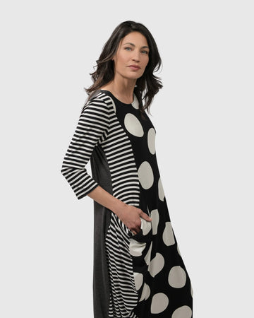alembika-minnie-midi-dress-mono-punkte-kleid image 5